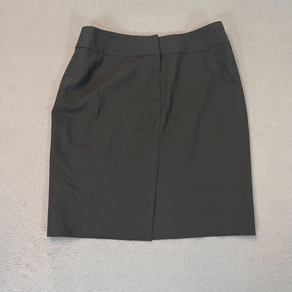Hugo Boss‎ Skirt Womens 12 Wool Pencil Straight Career Classic Minimalist Black
